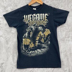 We Came as Romans Vintage Y2K Adult S Metalcore Band Wolf Tee Black Distressed